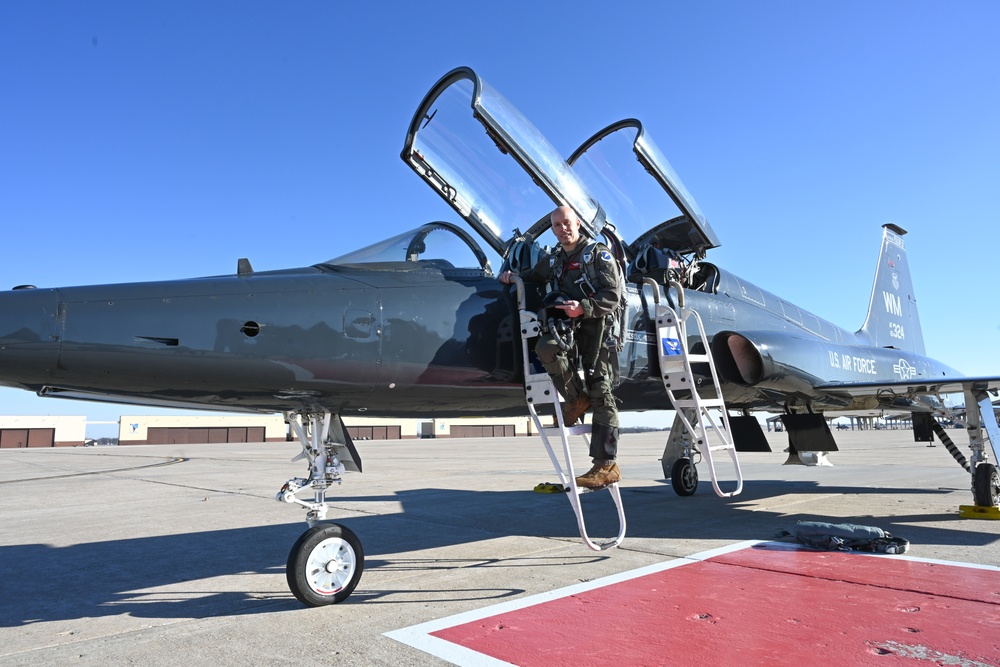 Colonel Mathew Calhoun FINI Flight