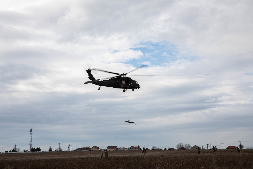 39th BEB multinational skedco hoist training