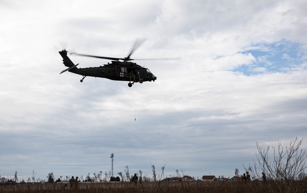 39th BEB multinational skedco hoist training