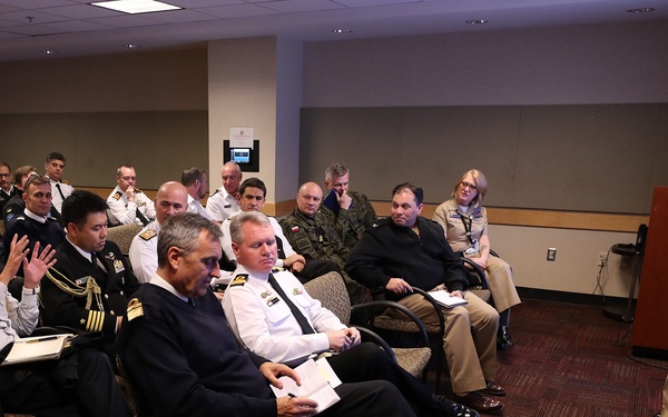 Vice Adm. Kelly Aeschbach, commander, Naval Information Forces, discusses Navy Information Warfare missions and priorities ...