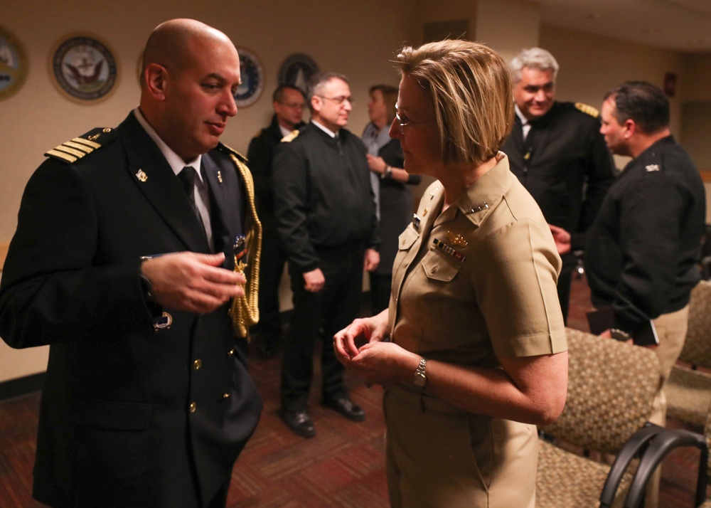 Vice Adm. Kelly Aeschbach, commander, Naval Information Forces, discusses Navy Information Warfare missions and priorities...