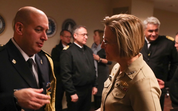 Vice Adm. Kelly Aeschbach, commander, Naval Information Forces, discusses Navy Information Warfare missions and priorities...