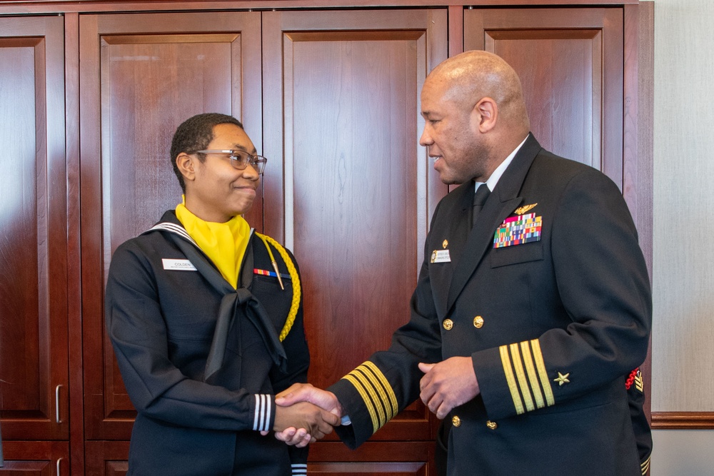 Pass-in-Review at US Navy Recruit Training Command