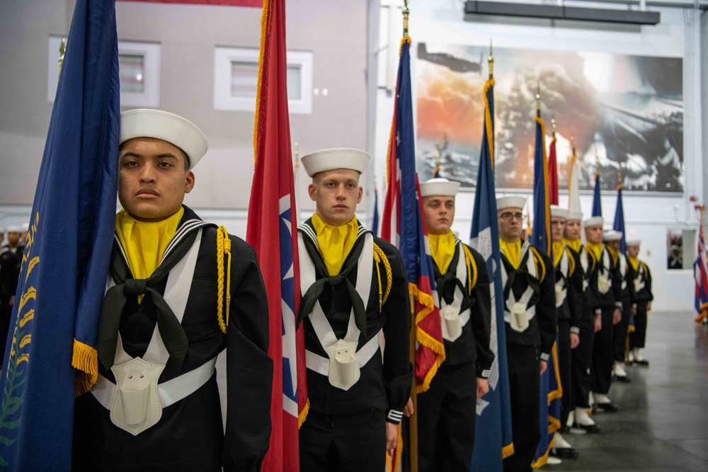 Pass-in-Review at US Navy Recruit Training Command