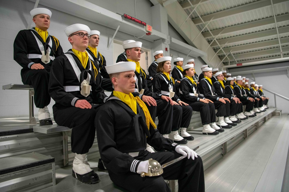 Pass-in-Review at US Navy Recruit Training Command