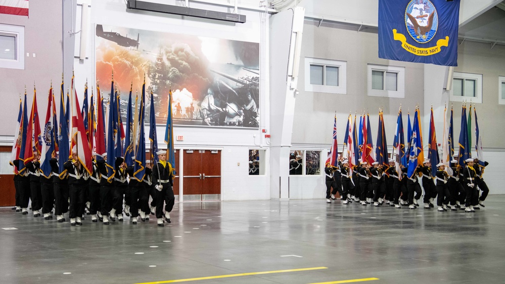 Pass-in-Review at US Navy Recruit Training Command