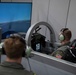 Student Naval Aviators operate T-6B Texan II simulator