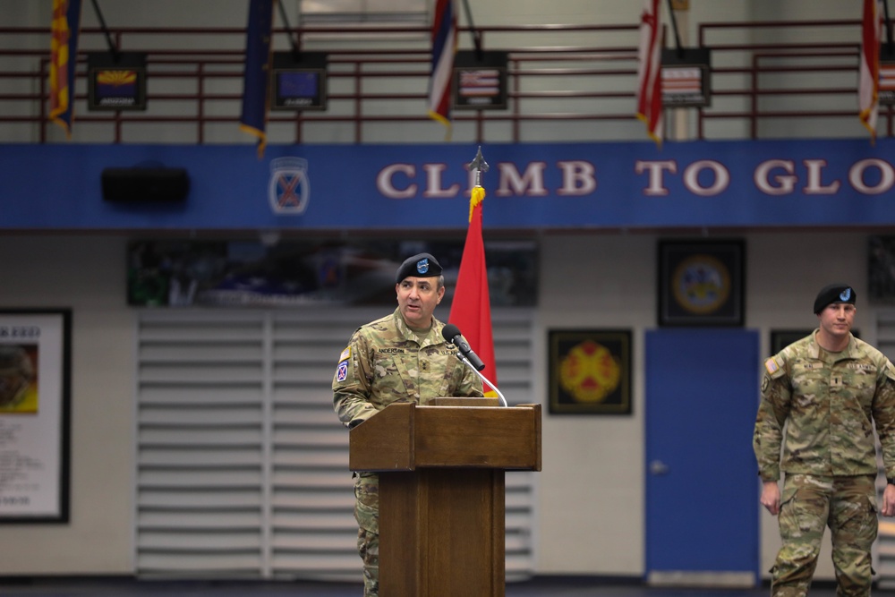 1BCT Uncasing Ceremony