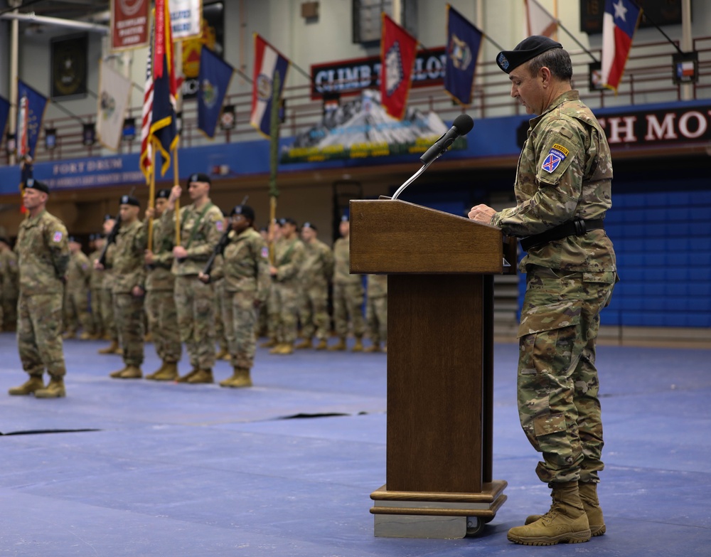 1BCT Uncasing Ceremony