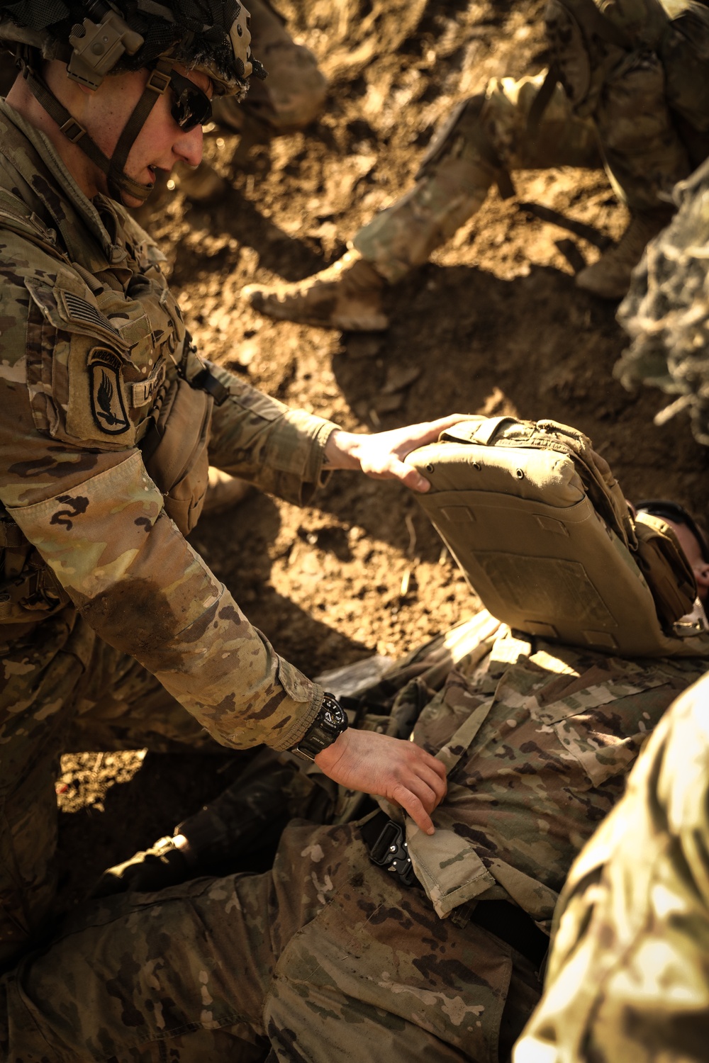 173rd Airborne Brigade train at the Novo Selo Training Site in Bulgaria