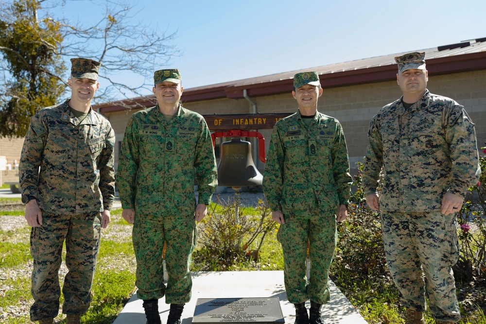 SOI-West welcomes Sergeant Major of the Singapore Army