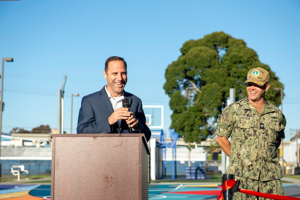 Project Backboard Basketball Court Unveiled