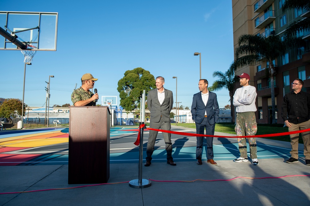 Project Backboard Basketball Court Unveiled