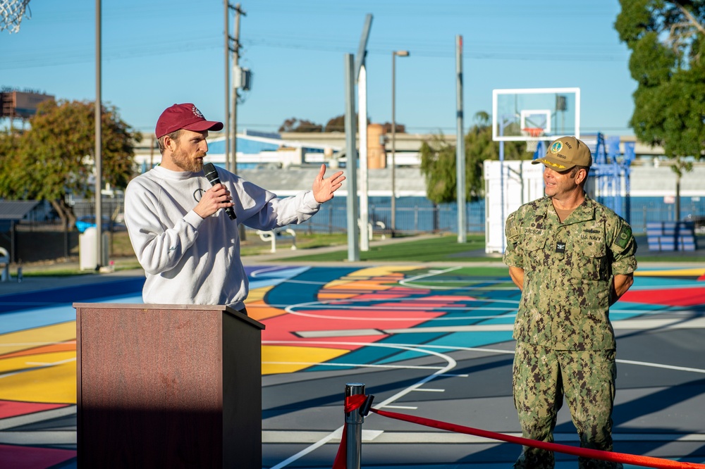 Project Backboard Basketball Court Unveiled