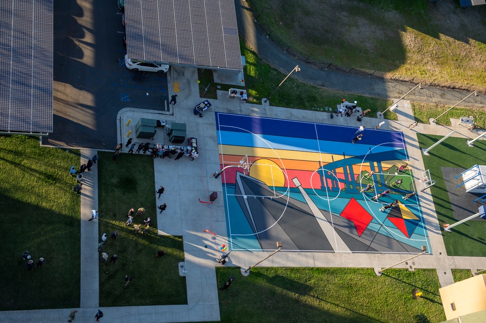 Project Backboard Basketball Court Unveiled