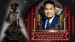 Hollywood Guard star Airmen keep shining at the 2022 California Service Member of the Year awards banquet