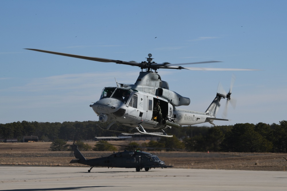106th Rescue Wing Conducts FARP exercise with U.S. Marine Corps