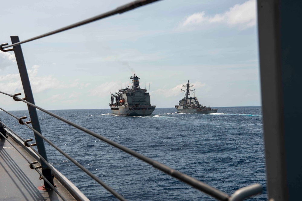 Wayne E. Meyer Approaches John Ericsson and Decatur