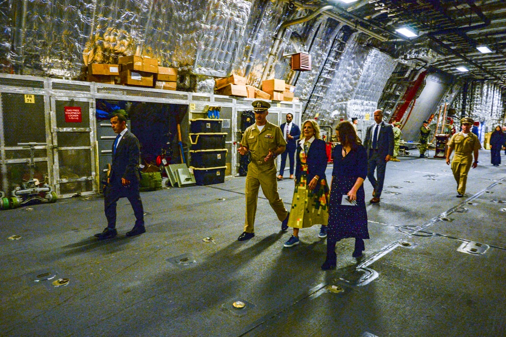 First Lady Dr. Jill Biden Visits USS Gabrielle Giffords (LCS 10) as Ship's Sponsor