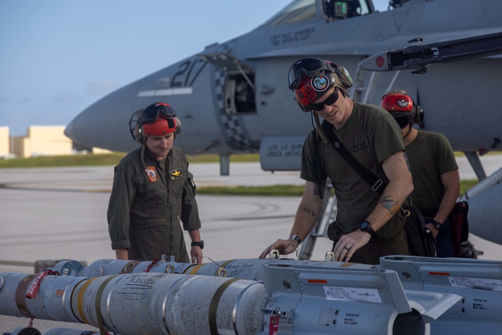 VMFA-312 is Locked and Loaded in Guam