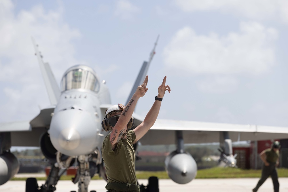 VMFA-312 is Locked and Loaded in Guam