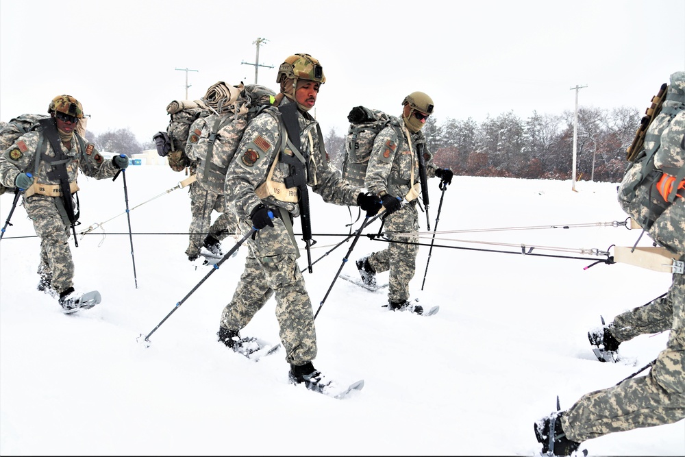 Airmen train in cold-weather operations, tactics, skills at Fort McCoy