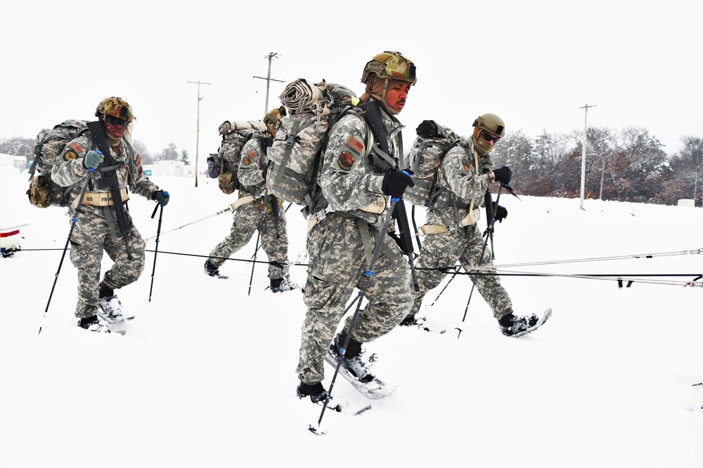 Airmen train in cold-weather operations, tactics, skills at Fort McCoy