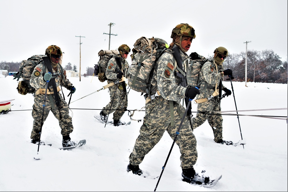 Airmen train in cold-weather operations, tactics, skills at Fort McCoy