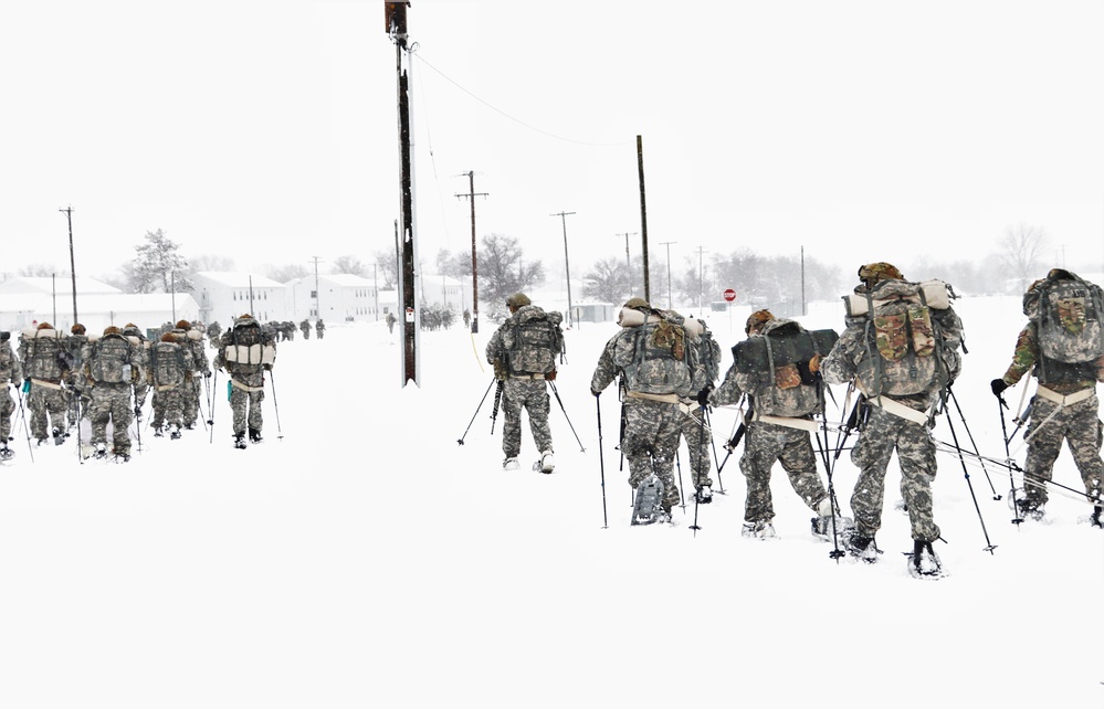 Airmen train in cold-weather operations, tactics, skills at Fort McCoy