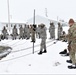 Tent-building among skills Airmen learned during January cold-weather training at Fort McCoy