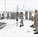 Tent-building among skills Airmen learned during January cold-weather training at Fort McCoy