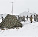 Tent-building among skills Airmen learned during January cold-weather training at Fort McCoy