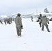 Tent-building among skills Airmen learned during January cold-weather training at Fort McCoy