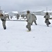 Tent-building among skills Airmen learned during January cold-weather training at Fort McCoy