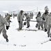 Tent-building among skills Airmen learned during January cold-weather training at Fort McCoy