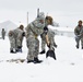 Tent-building among skills Airmen learned during January cold-weather training at Fort McCoy