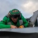 USS Charleston conducts routine flight maintenance