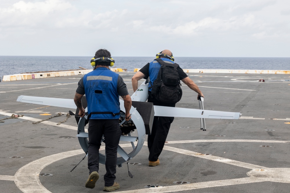 31st MEU flies V-BAT drone