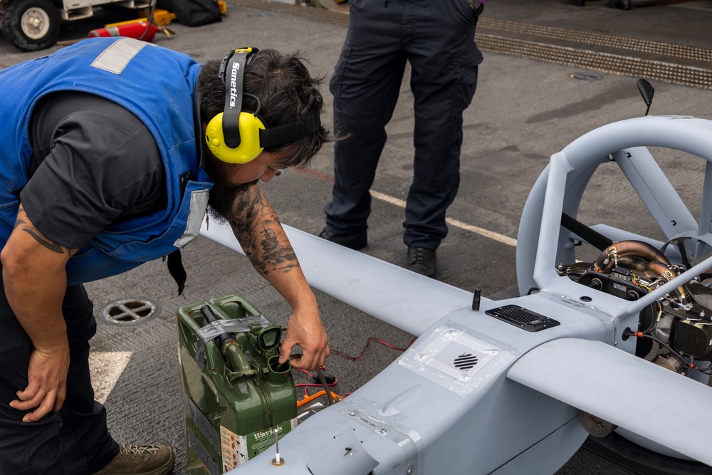 31st MEU flies V-BAT drone