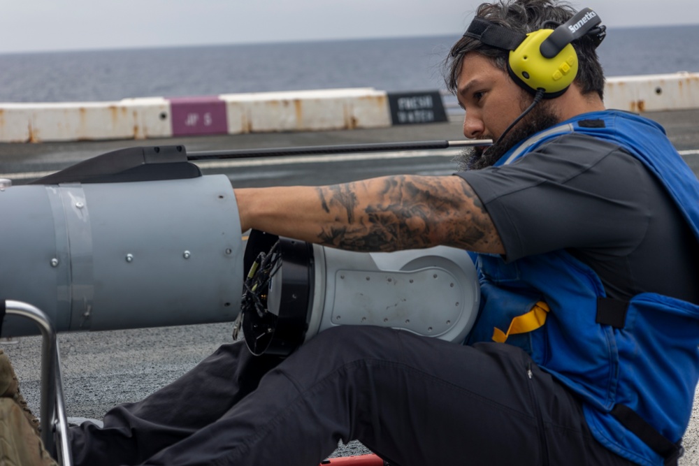 31st MEU flies V-BAT drone