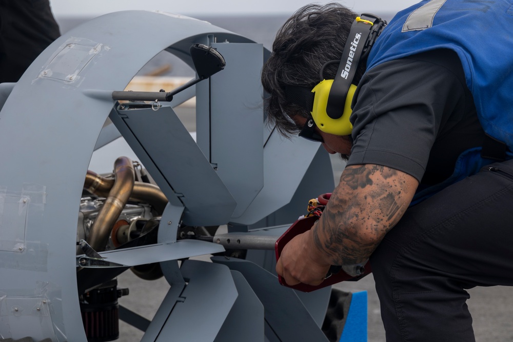 31st MEU flies V-BAT drone