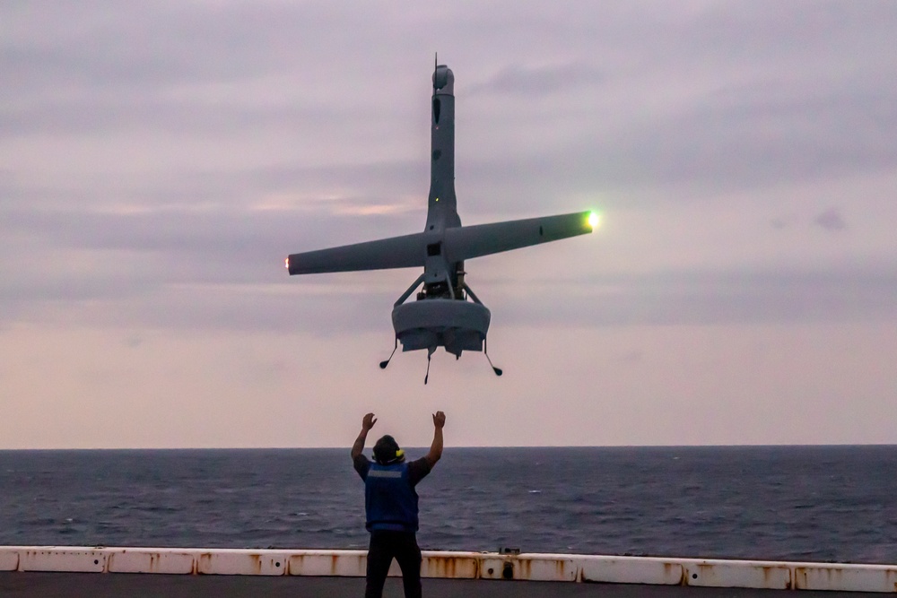 31st MEU flies V-BAT drone