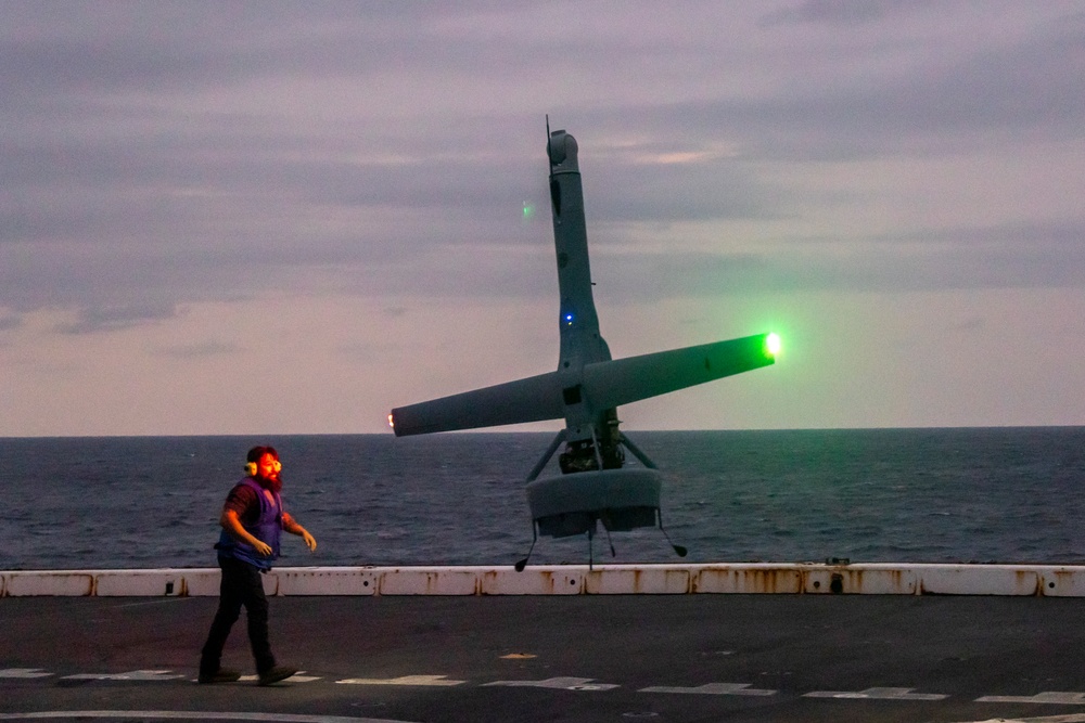 31st MEU flies V-BAT drone