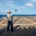 Wayne E. Meyer Conducts Flight Operations