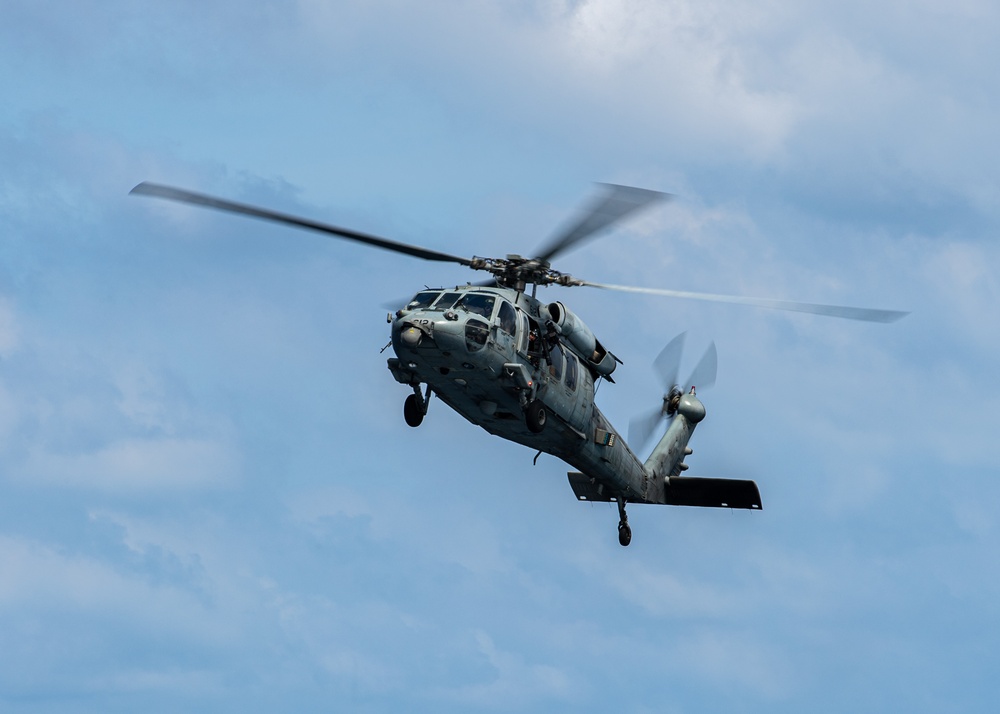 Nimitz Conducts Helicopter Flight Ops