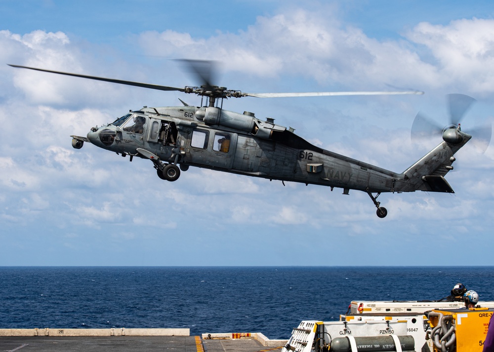 Nimitz Conducts Helicopter Flight Ops