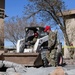 555th Red Horse Squadron demolishes 926th Wing building patio.