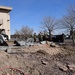 555th Red Horse Squadron demolishes 926th Wing building patio.