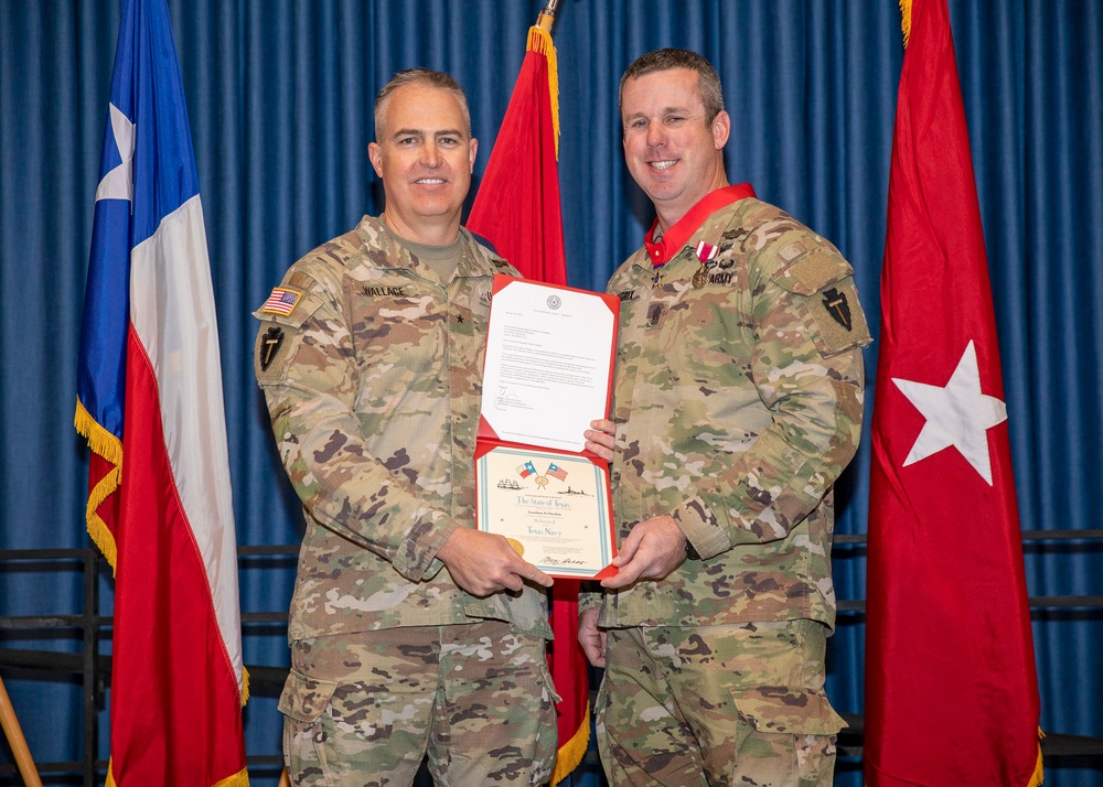 CSM Hendrix retires from the Texas Army National Guard after 20 years of faithful service