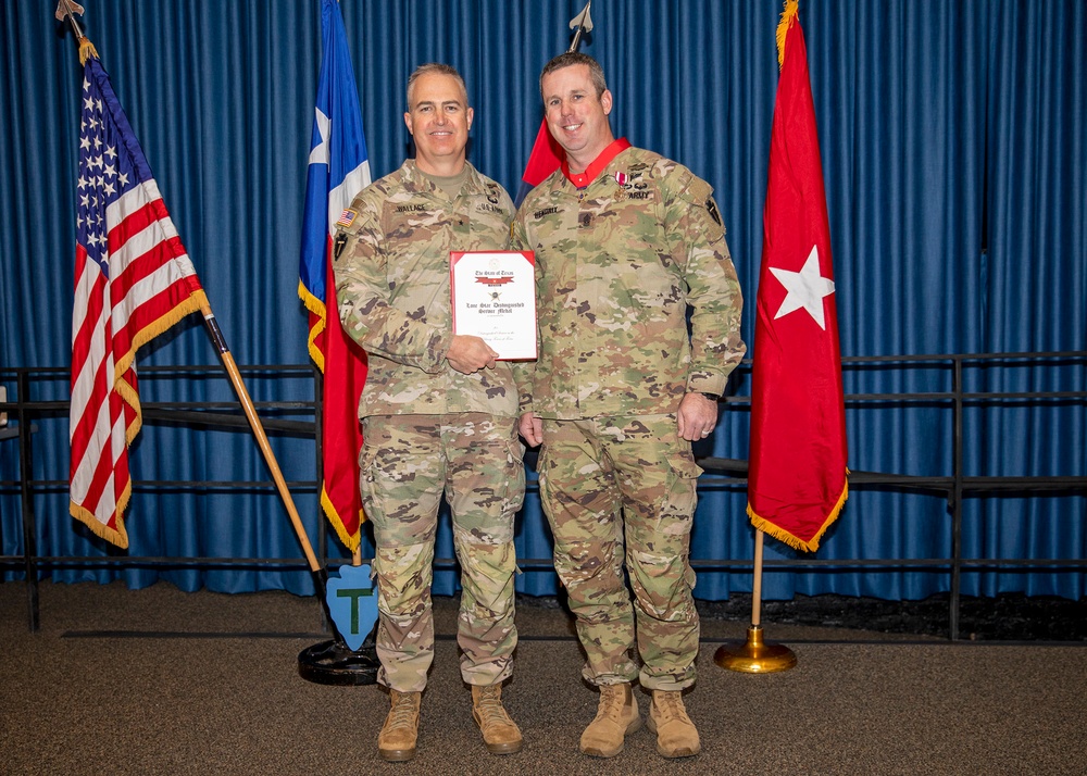 CSM Hendrix retires from the Texas Army National Guard after 20 years of faithful service